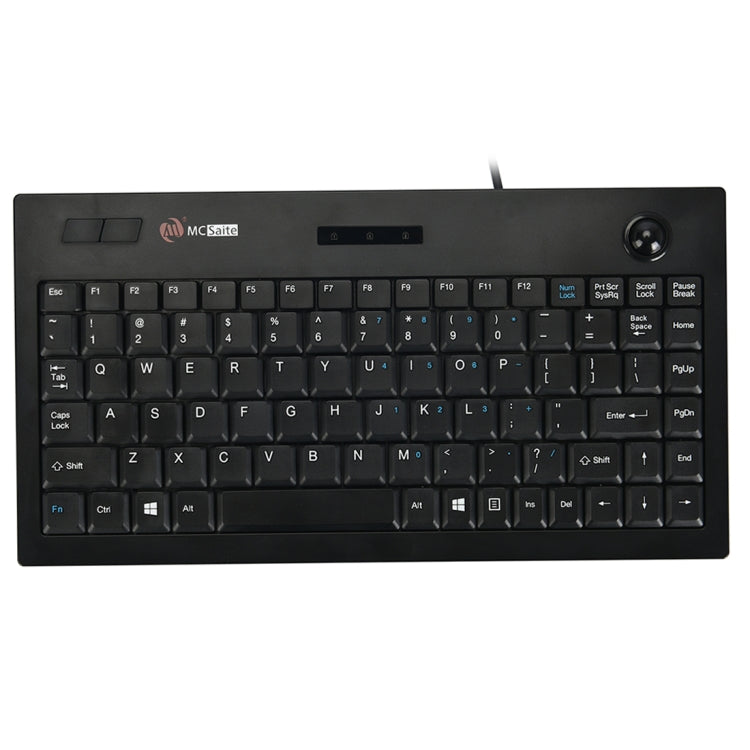 Frendorf | MC Saite MC-9712 Verdrahtete 88-Tasten Multimedia-Computer-Tastatur mit Trackball für Windows