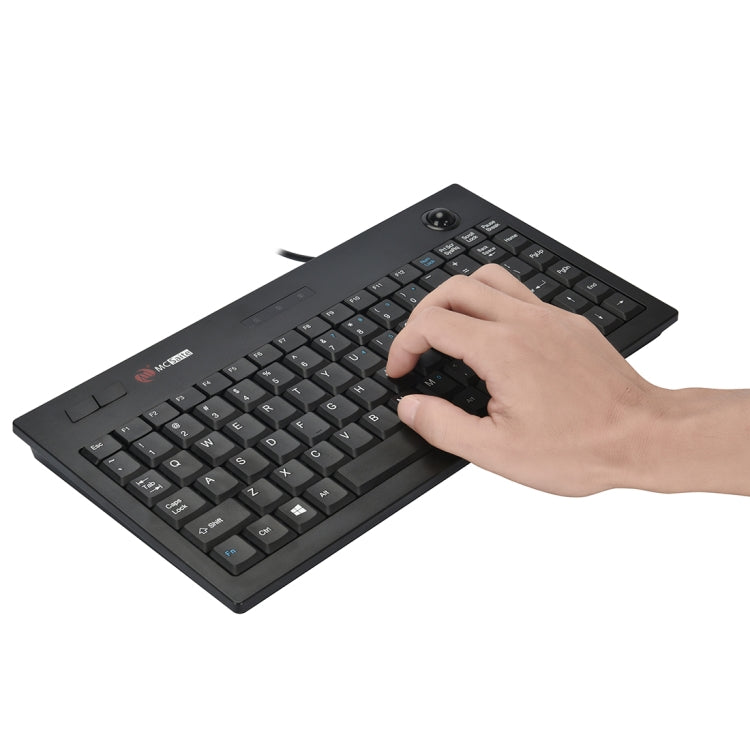 Frendorf | MC Saite MC-9712 Verdrahtete 88-Tasten Multimedia-Computer-Tastatur mit Trackball für Windows