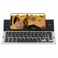 Frendorf | GK608 Ultradünnes Faltbares Bluetooth V3.0 Keyboard, Eingebauter Halter, Unterstützt Android / iOS / Windows System (Grau)