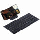 Frendorf | GK808 Ultra-dünnes Faltbares Bluetooth V3.0 Keyboard, Eingebauter Ständer, Unterstützt Android / iOS / Windows System (Schwarz)