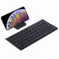 Frendorf | GK808 Ultra-dünnes Faltbares Bluetooth V3.0 Keyboard, Eingebauter Ständer, Unterstützt Android / iOS / Windows System (Schwarz)