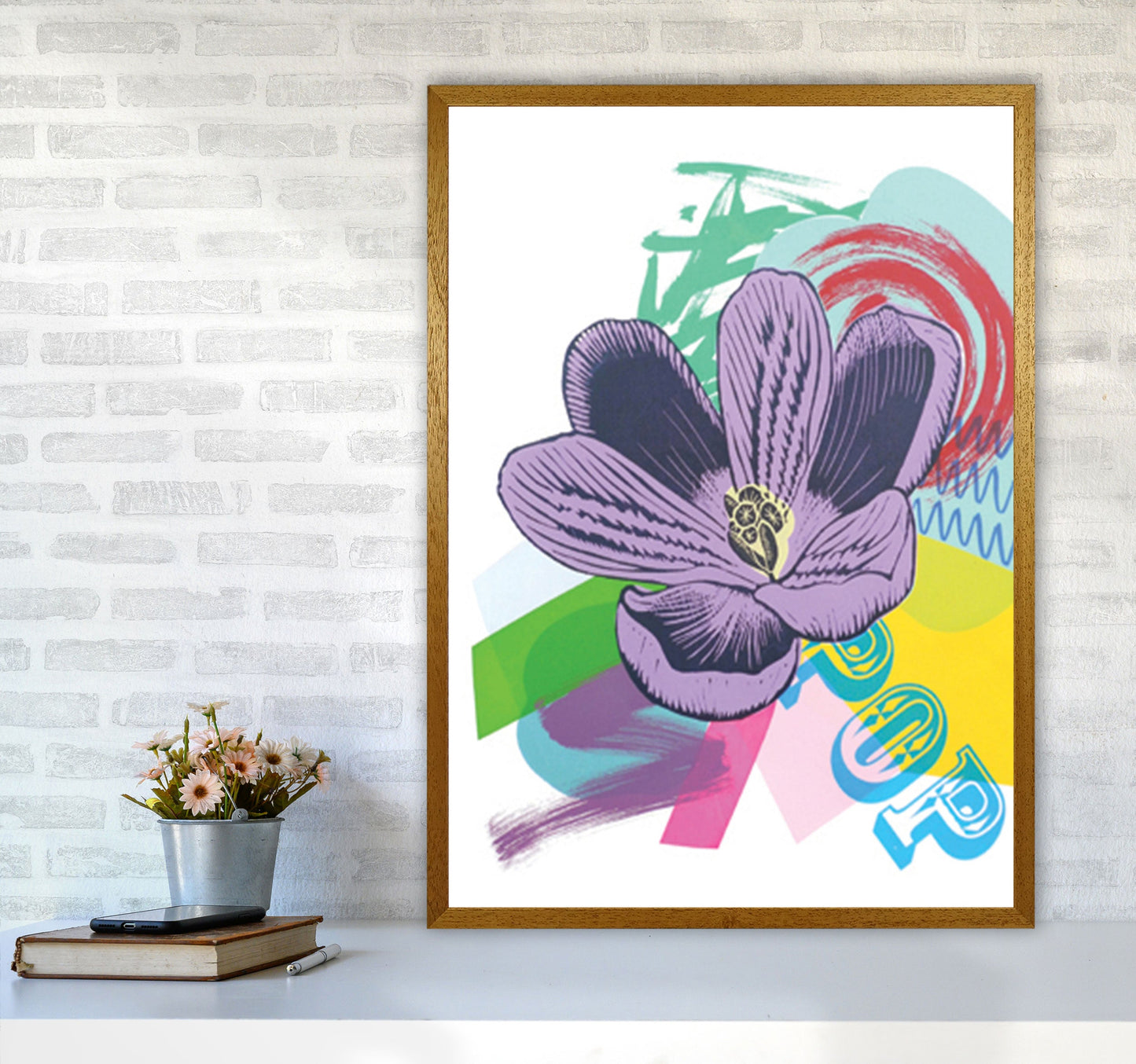 Crocus 1 Serie 1 Kunstdruck