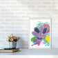 Crocus 1 Serie 1 Kunstdruck