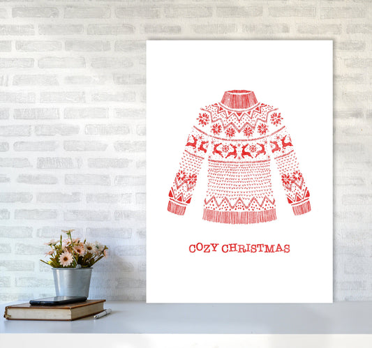Gemütlicher Weihnachts-Kunstdruck