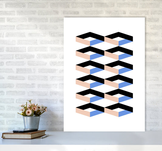 Cubes Geometrische Kunstdruck