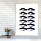 Cubes Geometrische Kunstdruck