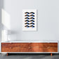 Cubes Geometrische Kunstdruck