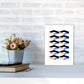 Cubes Geometrische Kunstdruck