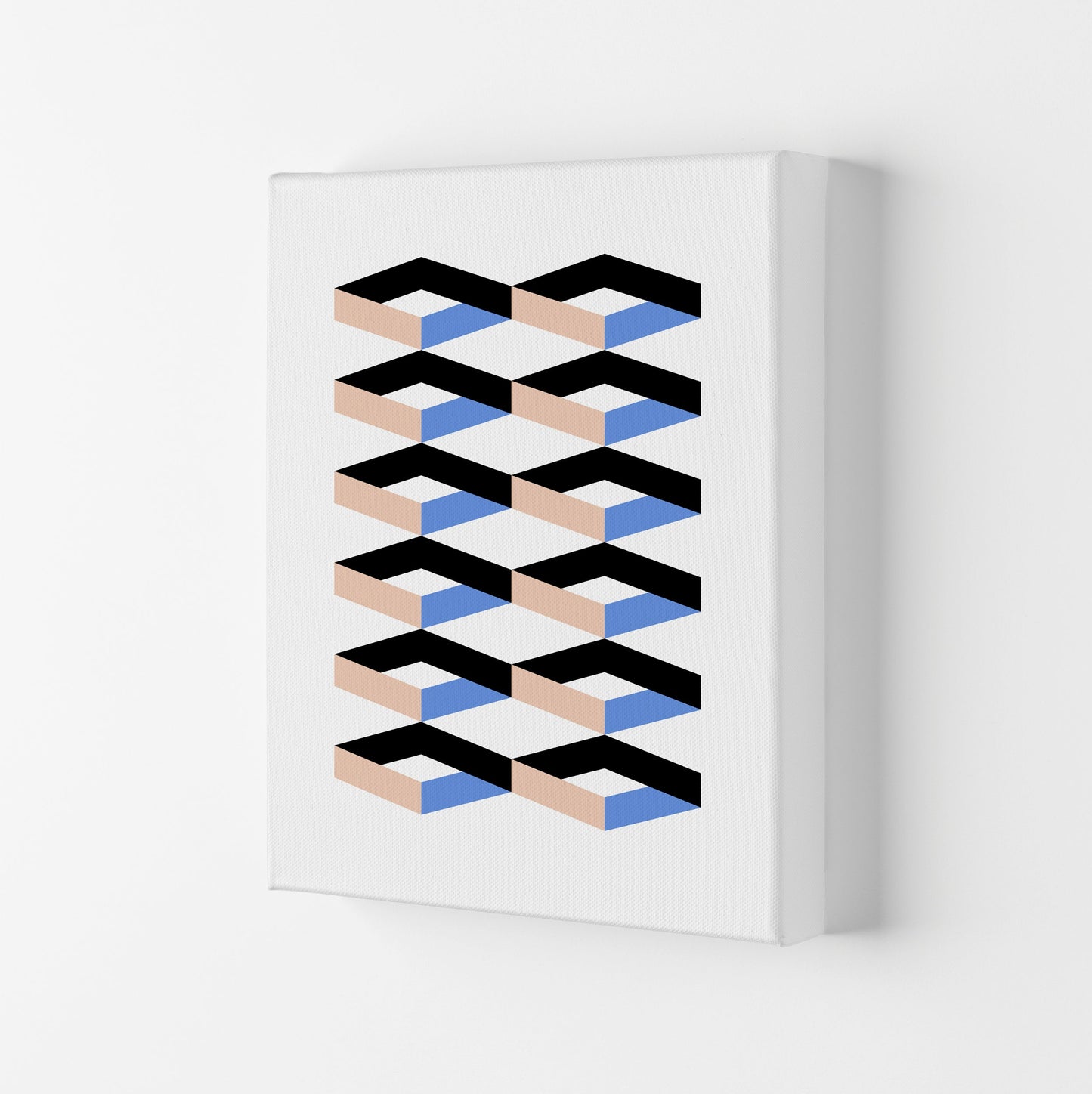 Cubes Geometrische Kunstdruck