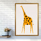 Niedlicher Giraffe Kinderzimmer Kunstdruck