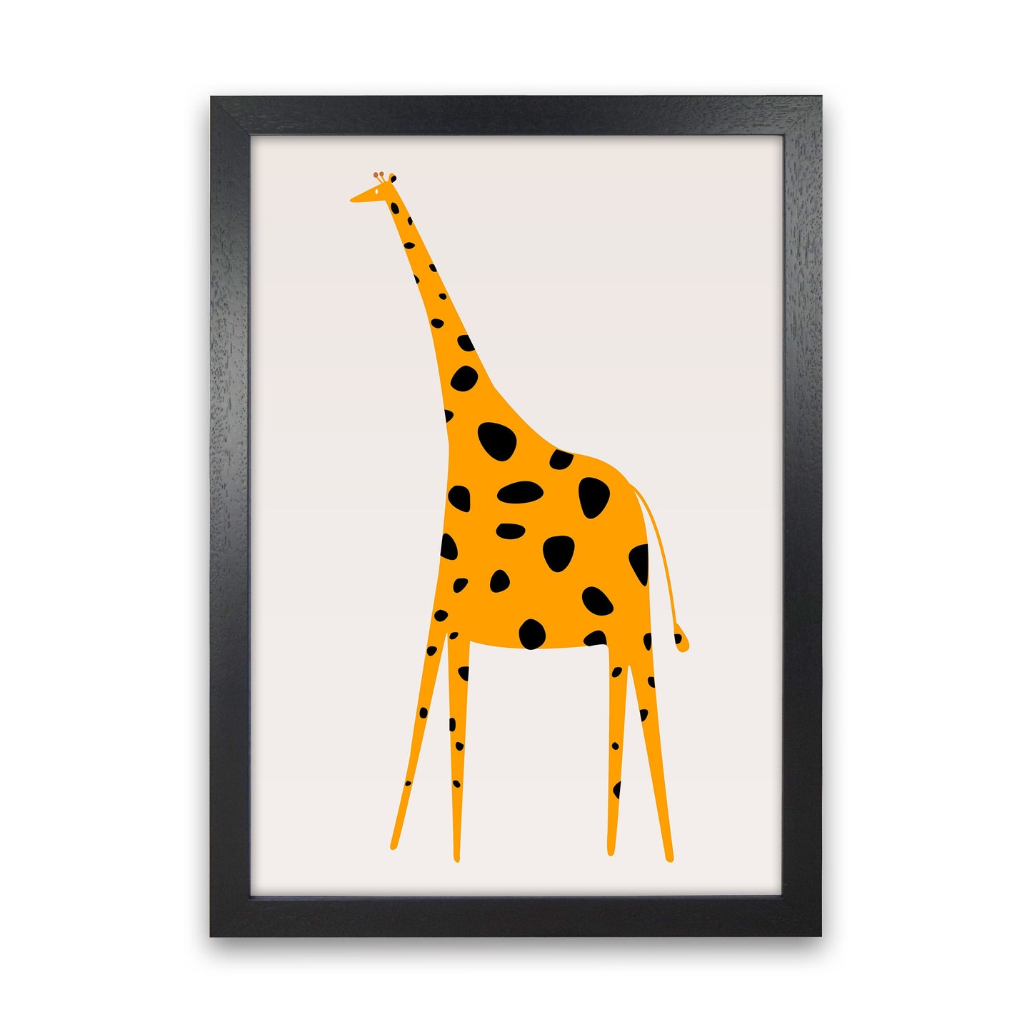 Niedlicher Giraffe Kinderzimmer Kunstdruck