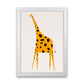 Niedlicher Giraffe Kinderzimmer Kunstdruck