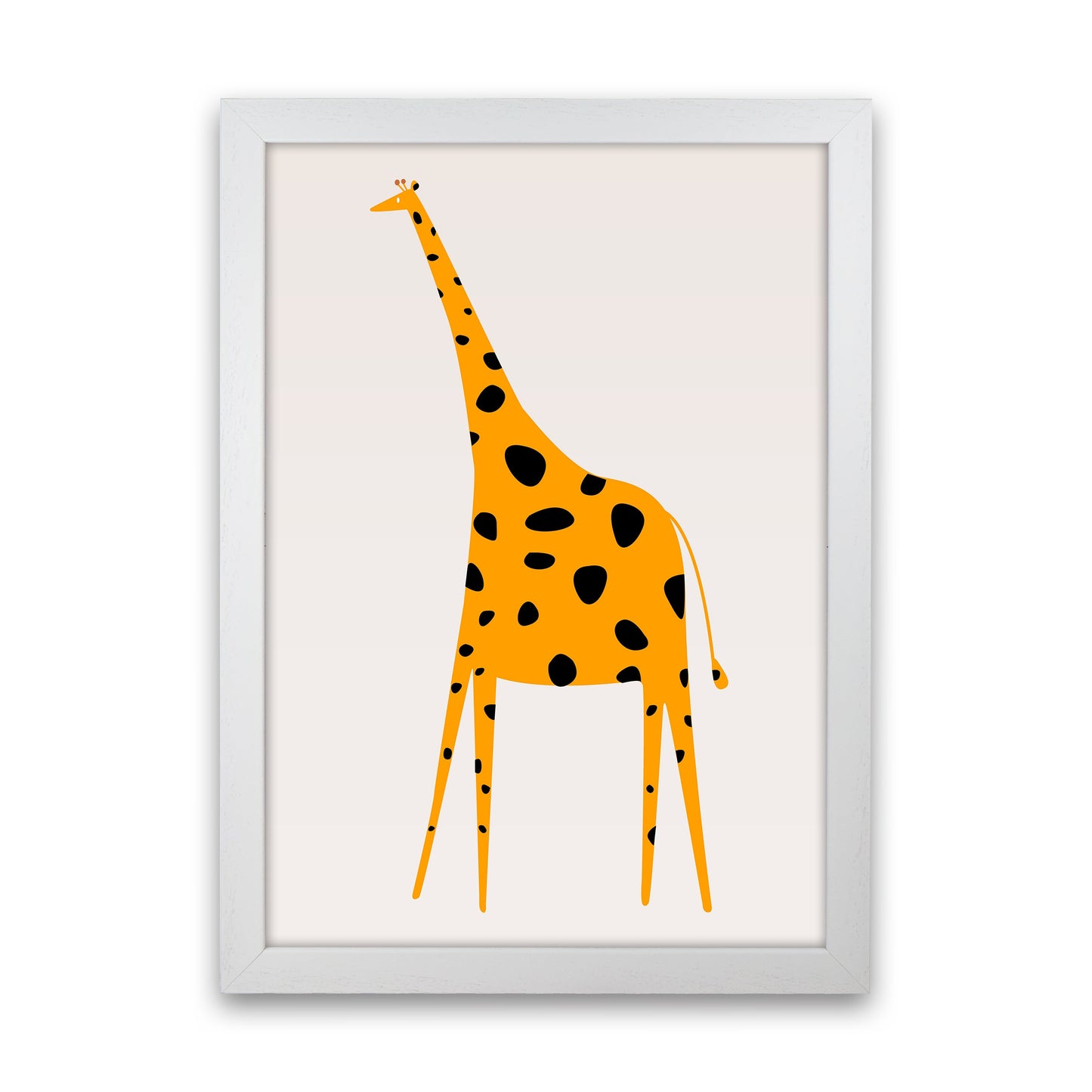 Niedlicher Giraffe Kinderzimmer Kunstdruck
