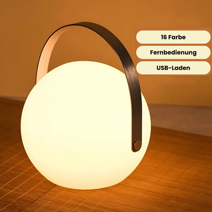 Frendorf | Kabellose LED Tischlampe | Tragbare Wasserdichte Leuchte