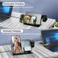 Frendorf | 3-in-1 Schnellladestation | Premium Wireless Fast Charging Dockingstation mit Wecker | für Apple iPhone, Watch & AirPods