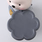 Kawaii Bär Blumenblatt Tablett Statue Tieraufbewahrungstablett Skulptur Ornamente Veranda Schlüssel Aufbewahrung Regal Schreibtisch Büro Wohnkultur
