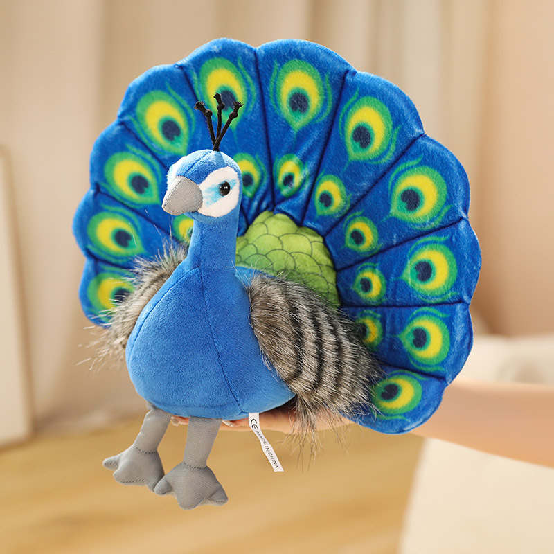 Frendorf | Kawaii Pfau Plüschtier Stofftier