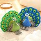 Frendorf | Kawaii Pfau Plüschtier Stofftier