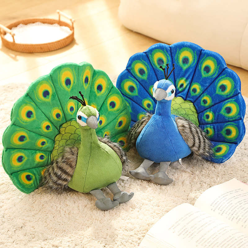 Frendorf | Kawaii Pfau Plüschtier Stofftier
