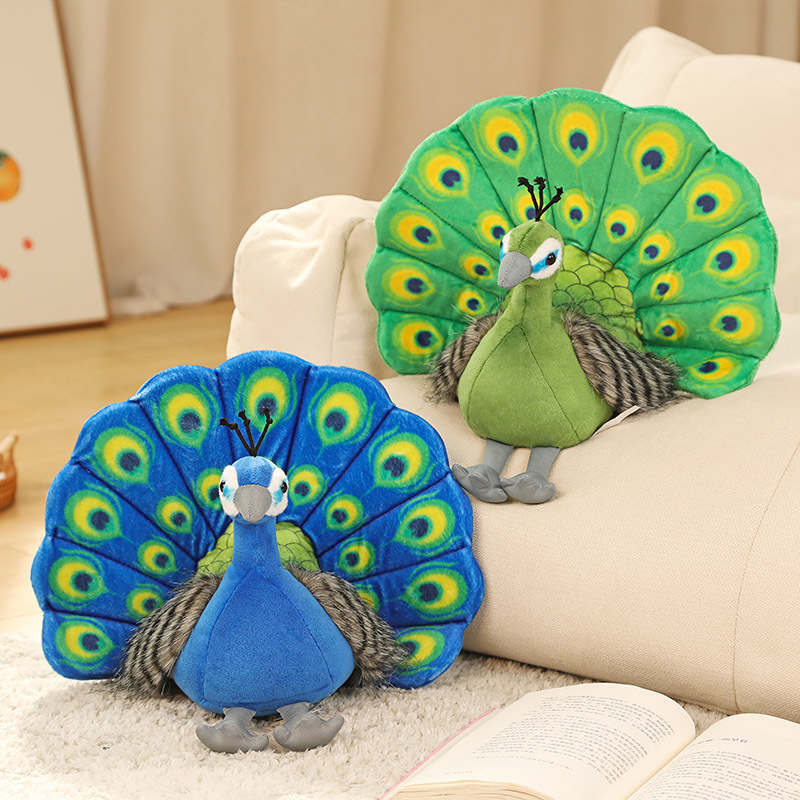 Frendorf | Kawaii Pfau Plüschtier Stofftier