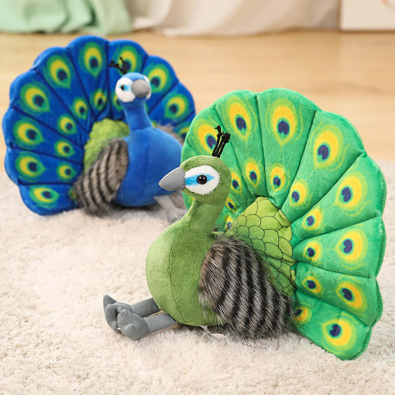 Frendorf | Kawaii Pfau Plüschtier Stofftier
