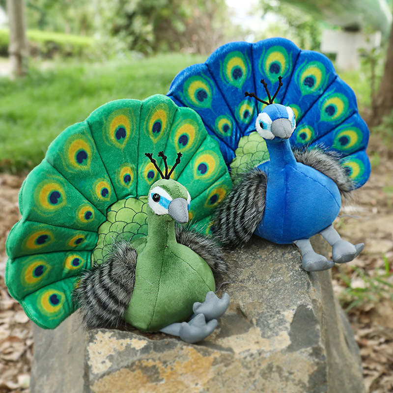 Frendorf | Kawaii Pfau Plüschtier Stofftier