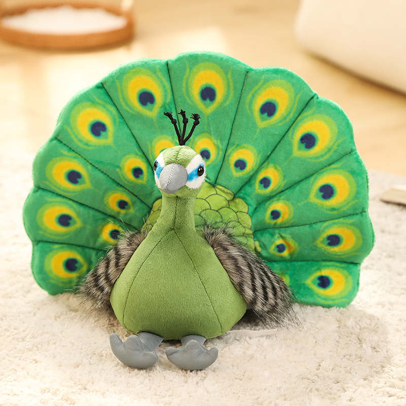 Frendorf | Kawaii Pfau Plüschtier Stofftier