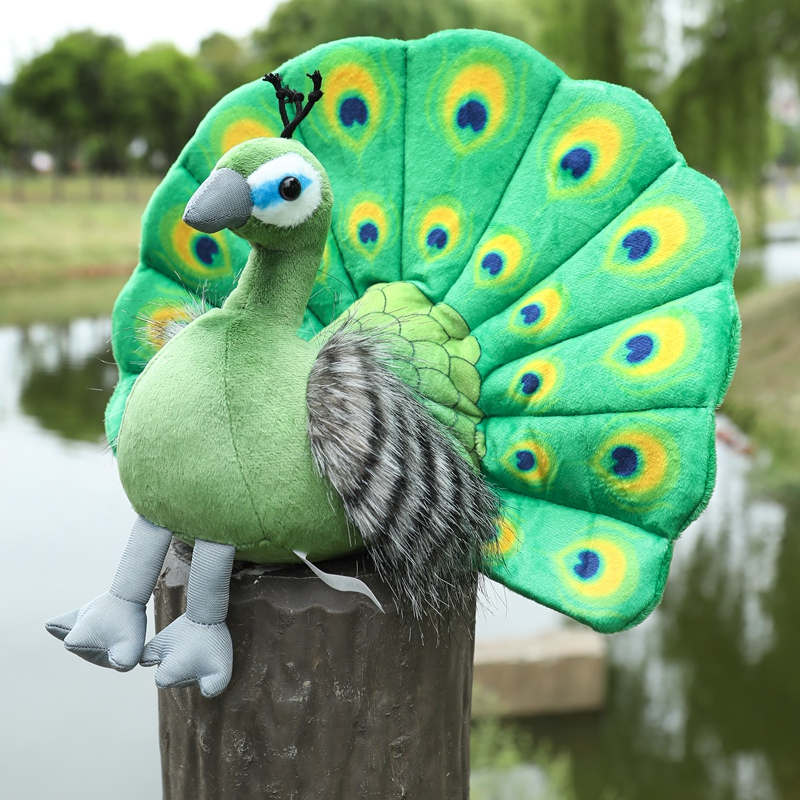 Frendorf | Kawaii Pfau Plüschtier Stofftier