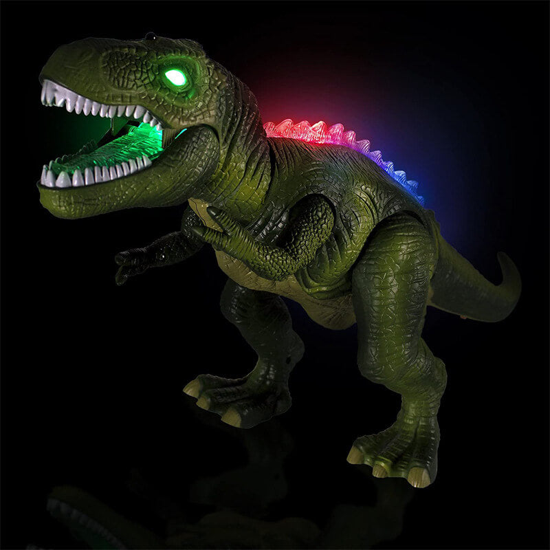 Steuern Sie den T-Rex-Dinosaurier mit LED-Beleuchtung
