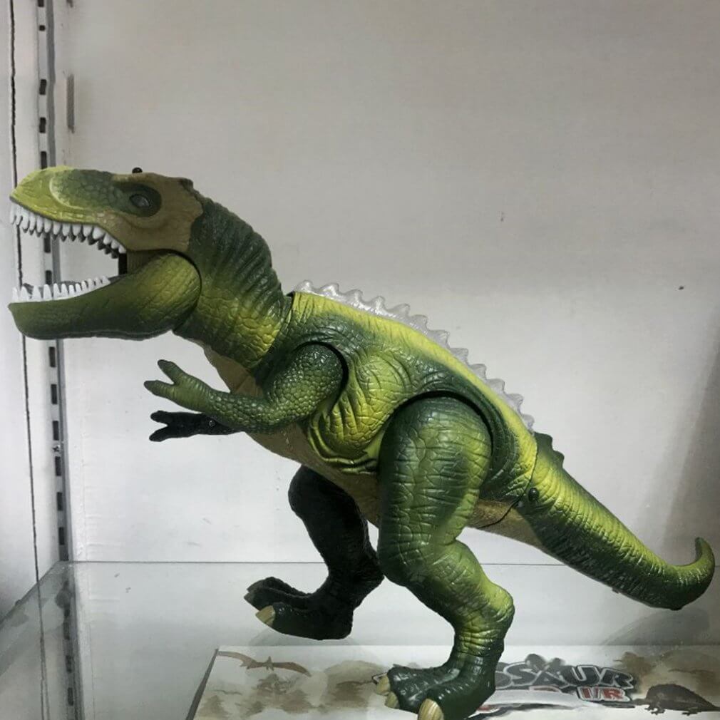 Steuern Sie den T-Rex-Dinosaurier mit LED-Beleuchtung