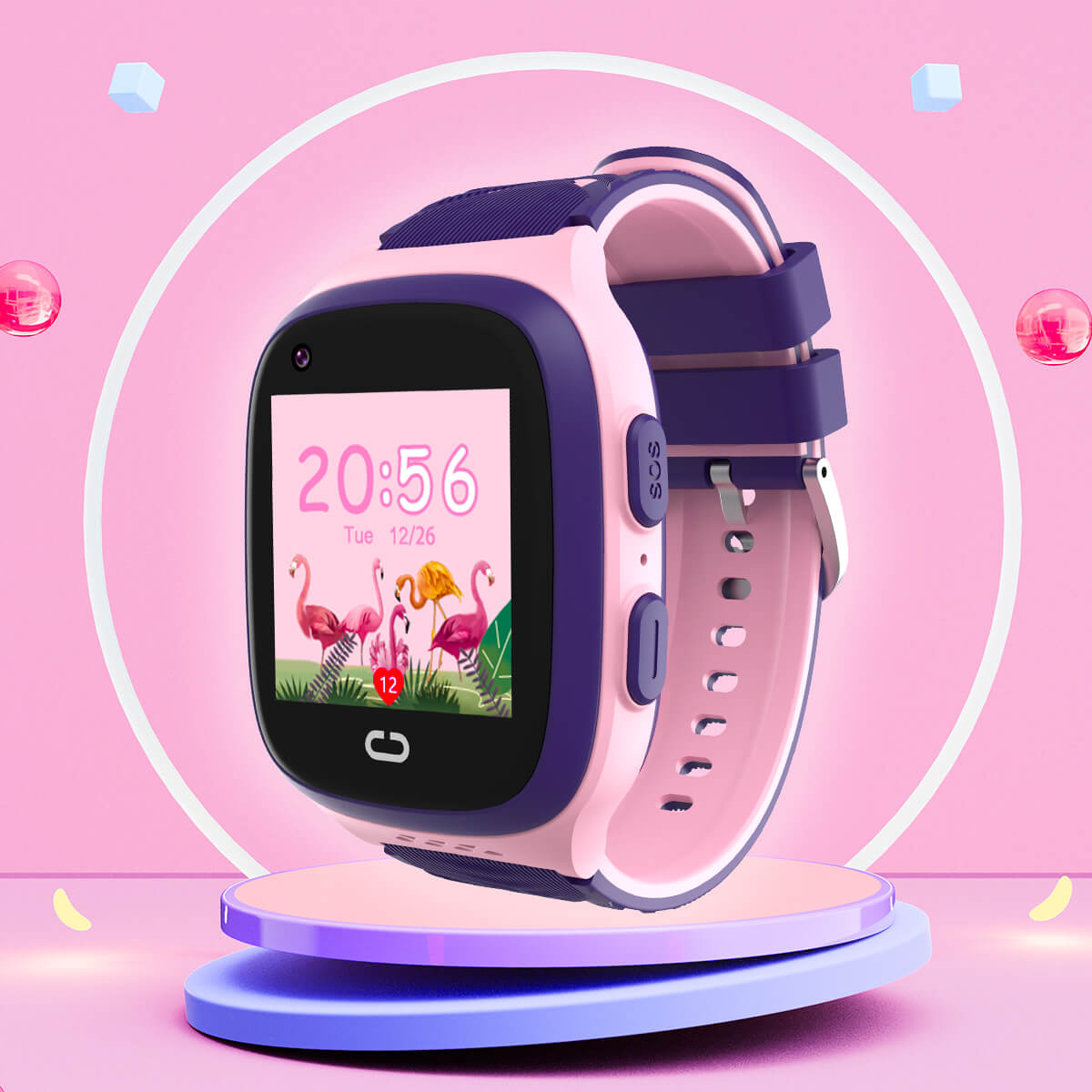 Frendorf | Smartwatch für Kinder – 4G GPS, Videoanruf & SOS-Notruf