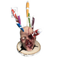 Küchenaufbewahrung Kopfhalter Schädel Küchenfruchtmesser Aufbewahrungsregal Ornament Party Obstaufbewahrungsregal Halloween Ornament Geschenk