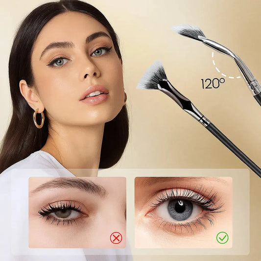 Frendorf |  I Klappbare Wimpernbürste mit Winkelkopf – Perfekt für hektische Morgen