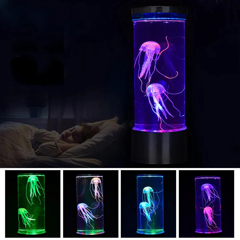 Quallenlampe - Farbwechselnd - USB/Batterie Stromversorgung