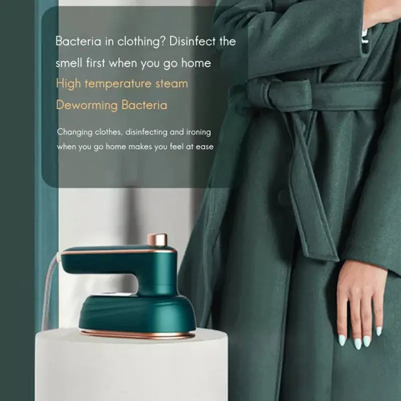 Frendorf |  EasySteam - Kompaktes 2-in-1 Mini-Dampfbügeleisen für müheloses Bügeln