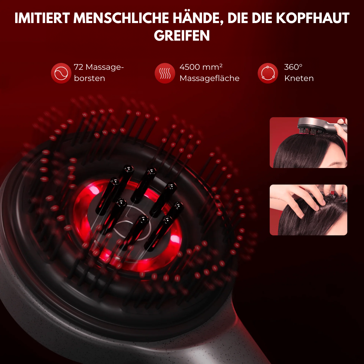 Frendorf | HaarFlix 4.0 - Das Kopfhaut Massagegerät