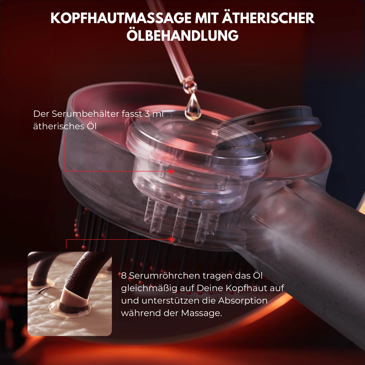 Frendorf | HaarFlix 4.0 - Das Kopfhaut Massagegerät