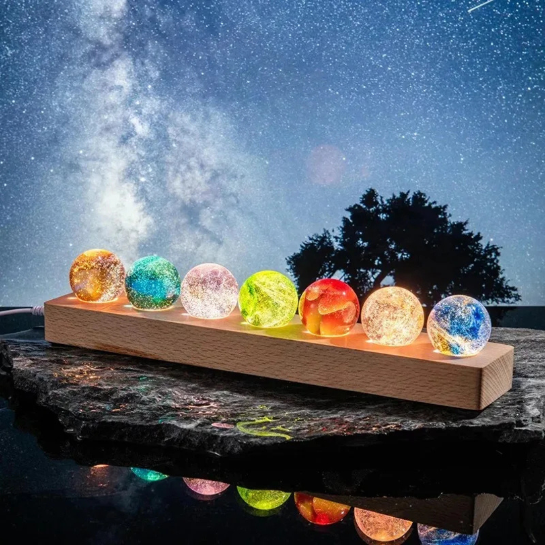 Frendorf | Galaxy Crystal Lampe zur Beleuchtung Ihres Zuhauses mit Liebe