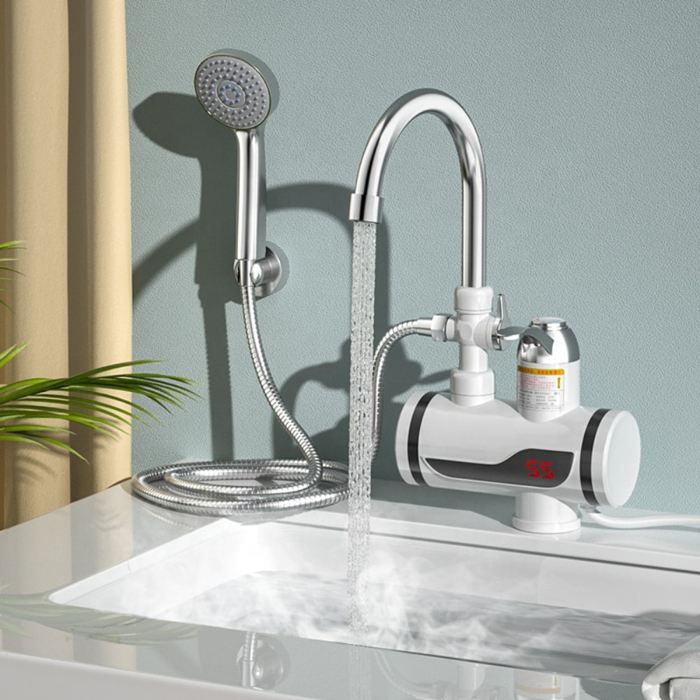 Frendorf | Kraan en douche met ingebouwde verwarming