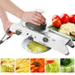 Frendorf | Mandoline Gemüseschneider – Professionelle Reibe mit Einstellbare 304 Edelstahl Klingen