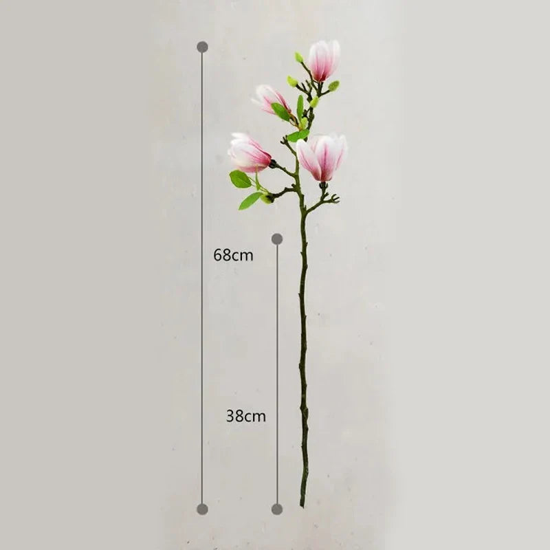 Lebensechte künstliche Magnolienzweige