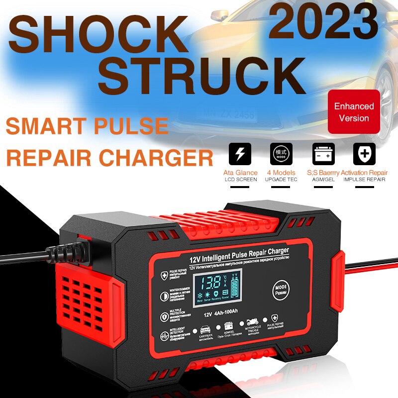 Frendorf | Auto-Batterieladegerät 12V 6A Pulsreparatur LCD-Display