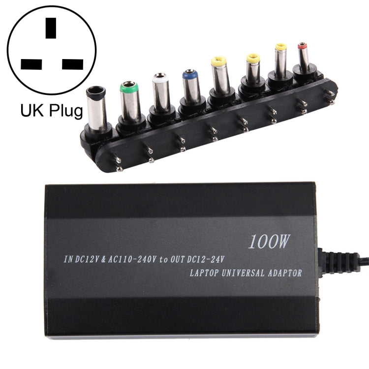 Frendorf | Laptop Notebook Power 100W Universal Ladegerät mit Autoladegerät & AC-Netzteil & 8 Netzkabeln & 1 USB-Anschluss für Samsung, Sony, Asus, Acer, IBM, HP, DELL, UK-Stecker