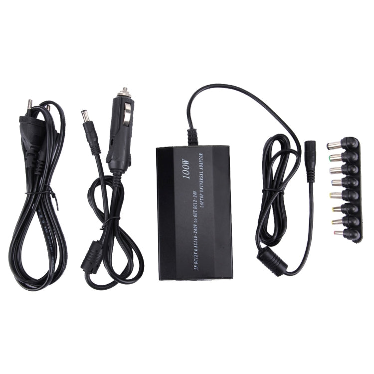 Frendorf | Laptop Notebook Power 100W Universal Charger mit Autoladegerät & AC-Netzadapter & 8 Netzadapter & 1 USB-Port für Samsung, Sony, Asus, Acer, IBM, HP, DELL, EU-Stecker