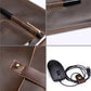 Frendorf | Universelle Genuine Leather Business Power Adapter Laptop Tablet Tasche mit Kabelaufroller, Für 12 Zoll und darunter Macbook, Samsung, Lenovo, Sony, DELL Alienware, CHUWI, ASUS, HP (Coffee)