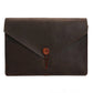 Frendorf | Universelle Echtes Leder Business Laptop Tablet Tasche, Für 12 Zoll und darunter Macbook, Samsung, Lenovo, Sony, DELL Alienware, CHUWI, ASUS, HP (Kaffee)