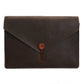 Frendorf | Universelle Echtes Leder Business Laptop Tablet Tasche, Für 12 Zoll und darunter Macbook, Samsung, Lenovo, Sony, DELL Alienware, CHUWI, ASUS, HP (Kaffee)