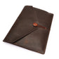 Frendorf | Universelle Genuine Leder Business Laptop Tablet Tasche, Für 13,3 Zoll und kleiner Macbook, Samsung, Lenovo, Sony, DELL Alienware, CHUWI, ASUS, HP (Gelb)
