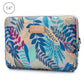 Frendorf | Lisen 14 Zoll Sleeve Case Farbige Blätter Reißverschluss Aktentasche Tragetasche für Macbook, Samsung, Lenovo, Sony, DELL Alienware, CHUWI, ASUS, HP, 14 Zoll und kleinere Laptops (Grau)