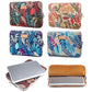 Frendorf | Lisen 14 Zoll Sleeve Case Farbige Blätter Reißverschluss Aktentasche Tragetasche für Macbook, Samsung, Lenovo, Sony, DELL Alienware, CHUWI, ASUS, HP, 14 Zoll und kleinere Laptops (Grau)